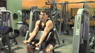 Preacher Curl Machine or Biceps Curl Machine - HASfit Machine Exercises -...