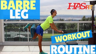10 Min Pure Barre Workout at Home w/ Beauty and The Fit - Barre Method Wo...