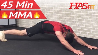 45 Min MMA Workout Routine - MMA Training Exercises UFC Workout Mixed Mar...