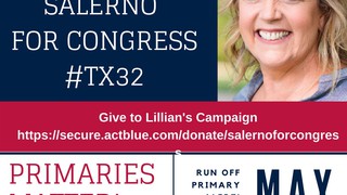 Lillian Salerno For Congress #TX32 - Primary Run Off Red Zone Interview!