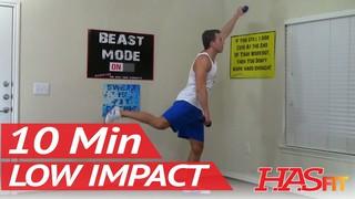 10 Min Low Impact Cardio Workout for Beginners - Low Impact Workout & Aer...