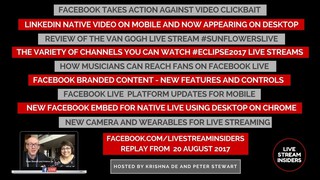 Live Streaming News Week Commencing 20 August 2017