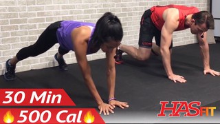 30 Minute Cardio HIIT Workout for People Who Get Bored Easily - Home Work...
