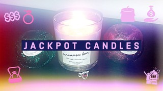 Jackpot Candles Unboxing! Amazing Bath bombs & Candles with rings inside!...