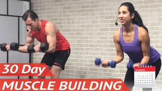 30 Day Muscle Building Program 💪 +20 FREE Full-Length Bodybuilding Worko...