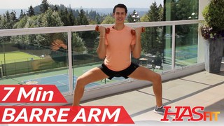 7 Min Toning Barre Arm Workout at Home w/ Beauty and The Fit - Pure Barre...