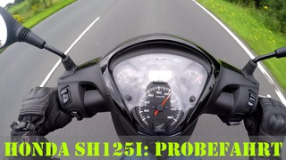 Honda SH125i Probefahrt: Start-Stopp-System, Top Speed & Eindrücke (Deuts...