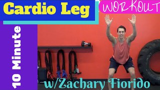 10 Minute Cardio Leg Workout w/ Beauty and The Fit - HASfit Cardio Leg Ex...