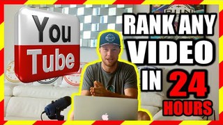 YOUTUBE VIDEO SEO - How To Rank ANY Youtube Video 1ST Page In 24 Hours FA...