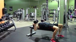 Beginner Chest Triceps Workout in the Gym - HASfit Gym Workouts - Beginne...