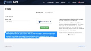 ShapeShift.io Shifty Button Tool