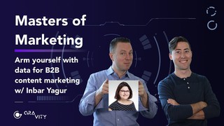 Masters of Marketing #27 - Arm yourself with data for B2B content marketi...