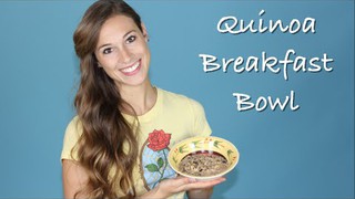 Quinoa Breakfast Bowl Recipe w/ Elizabeth - HASfit Healthy Breakfast Reci...