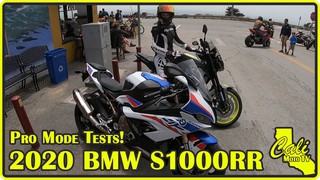 2020 BMW S1000RR Pro Mode Tests