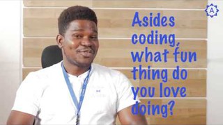 "Keep building, that's how to grow as a Software Developer" - Chiemeka Al...