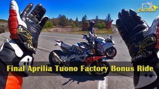 Final Bonus Ride on the 2019 Aprilia Tuono V4 Factory
