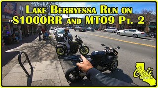 Lake Berryessa Run on a BMW S1000RR and MT09 from Cafe Sarafornia in Cali...