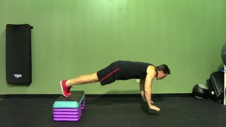 Elevated Ballistic Push Up - HASfit Push Up Exercise Demonstration - Elev...