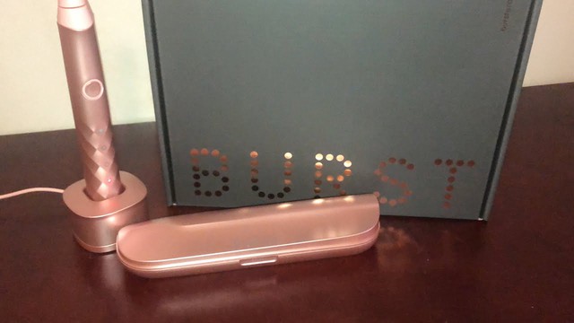 burst rose gold sonic toothbrush