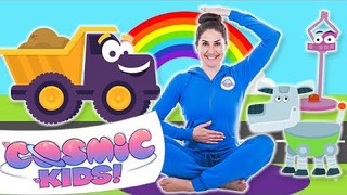 Toys, Trucks and Robot Yoga for Kids! 🤖