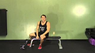 EZ Curl Bar Reverse Triceps Extension - HASfit Triceps Exercise - Tricep ...