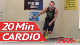 20 Min Cardio Burn - HASfit Cardio Workout to Lose Belly Fat (and all fat...