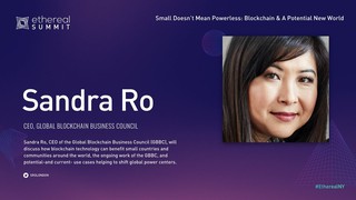 SANDRA RO - Small Doesn't Mean Powerless  Blockchain & A Potential New Wo...