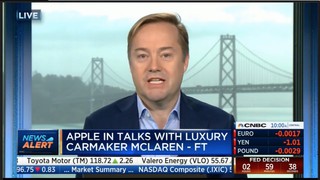 Jason Calacanis on CNBC Squawk Alley 9/21/16: Apple in talks to buy McLar...