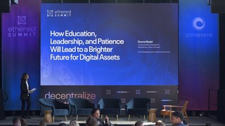 Ethereal NY 2019 - Education, Leadership, & Patience: A Brighter Future f...