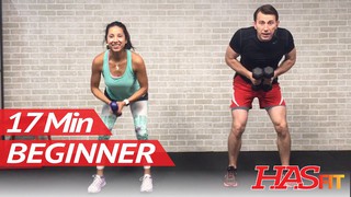 17 Min Strength Training Workout for Beginners - Beginner Workout Routine...