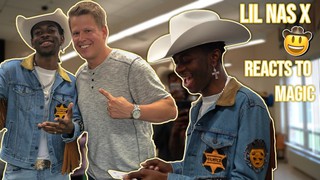 Lil Nas X REACTS to MAGIC | Rick Smith Jr.