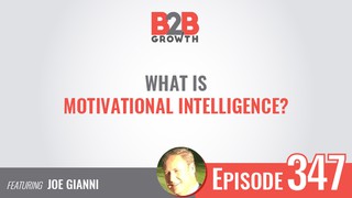 347: What is Motivational Intelligence? w/ Joe Gianni