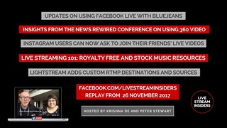 Live Stream News Week Commencing 26 November 2017