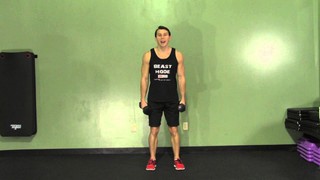 Standing Calf Raise with Dumbbells - HASfit Calf Exercises - Calves Exerc...