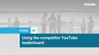 Using the YouTube Competitor Leaderboard