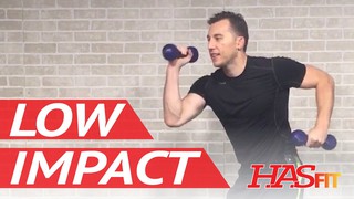 20 Min Low Impact Cardio Workout for Beginners - Beginner Low Intensity C...