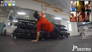Top 3 Plank Exercise Variations w/ JPdestro - HASfit Planks Exercises Wor...