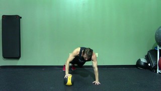 Medicine Ball Ballistic Push Up - HASfit Push Up Exercise Demonstration -...