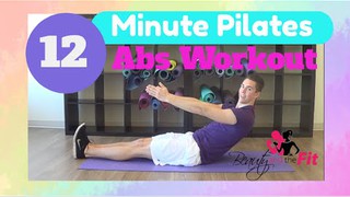 12 Minute Pilates Abs Workout w/ Beauty and The Fit - Pilates Core Exerci...
