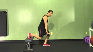 Bulgarian Split Squat with Dumbbells - HASfit Legs Exercises - Unilateral...
