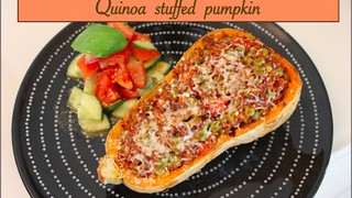 Delicious Autumn Recipe | Stuffed Quinoa Pumpkin