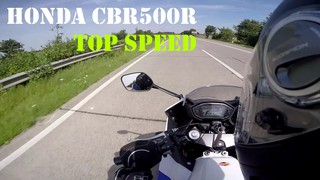 Honda CBR500R (2015) Top Speed Test Autobahn (Deutsch) | Piotrrr Moto