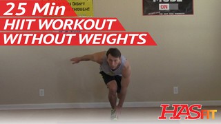25 Min Ignition HIIT Workout without Weights - HASfit Tabata Training wit...