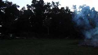 Black powder cannon tests