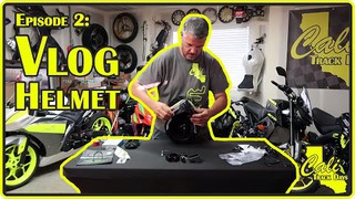 Moto Vlog Helmet Set Up