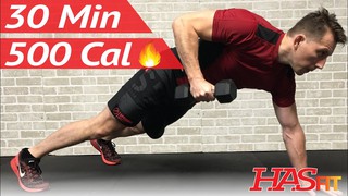 30 Minute HIIT Workout - Spartan Warrior Fat Burning High Intensity Inter...