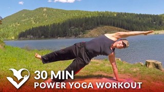 30 Minute Power Yoga Workout w/ Sean Vigue - Yoga for Strength Exercises ...