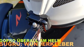 Sugru Wunderkleber: GoPro überall am Helm befestigen | Piotrrr Moto