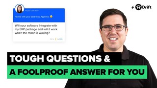 How to Respond to Tough Questions in Chat and Drift