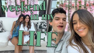 another weekend vlog: little sister's graduation party + kian visits me